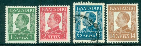 Bulgaria-1931-37-Tsar-Boris-III-4-MH-FU-lot31222