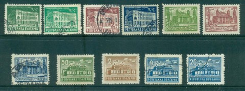 Bulgaria-1947-48-Buildings-FU-lot31257