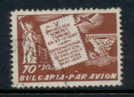 Bulgaria-1947-Philatelic-Congress-FU