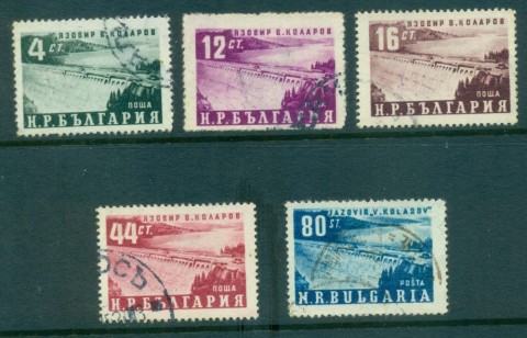 Bulgaria-1952-Vassil-Kolarov-Dam-FU-lot31270