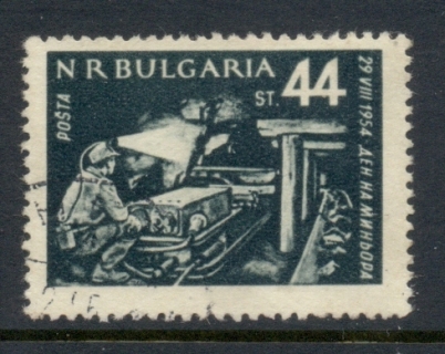 Bulgaria-1954-Miners-Day-FU