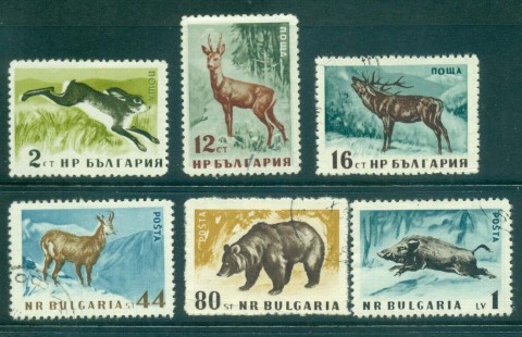 Bulgaria-1958-Wildlife-CTO-lot31288