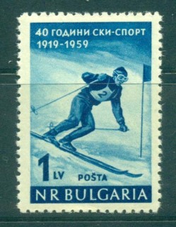 Bulgaria-1959-Skiing-MUH-lot31294