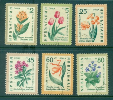 Bulgaria-1960-Flowers-CTO-lot31300