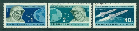 Bulgaria-1962-Space-Vistoks-3-CTO-lot31366