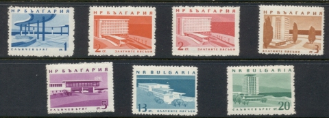 Bulgaria-1963-Balck-Sea-resorts-MUH