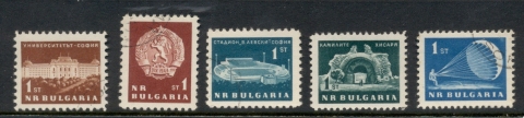 Bulgaria-1963-Definitives-FU