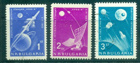 Bulgaria-1963-Russias-Rocket-to-Moon-Cto-lot31317