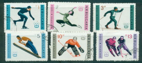 Bulgaria-1964-Winter-Olympics-CTO-lot31319