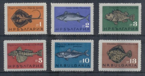 Bulgaria-1965-Black-Sea-Fishes-MLH