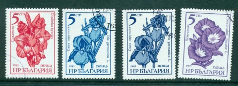 Bulgaria-1985-Flowers-CTO-lot31346