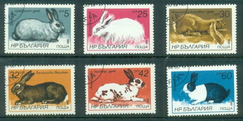 Bulgaria-1986-Hares-Rabbits-CTO