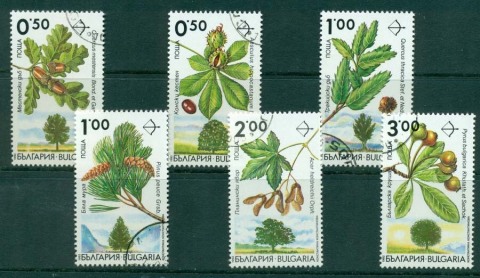 Bulgaria-1992-Trees-CTO-Lot20946