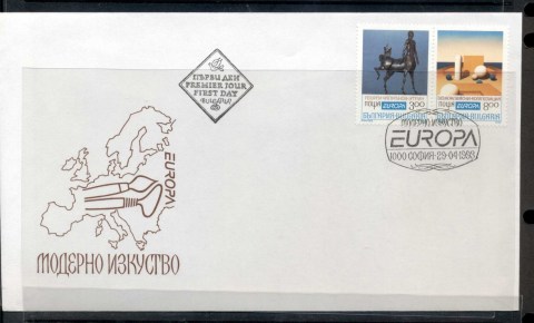 Bulgaria-1993-Europa-Modern-Art-FDC