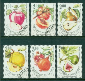 Bulgaria-1993-Fruits-CTO-Lot20949