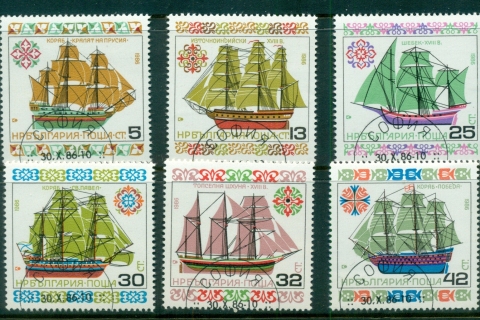 Bulgaria-1986-Historic-Sailing-Ships-CTO