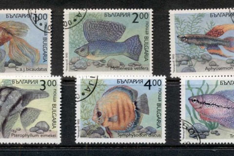 Bulgaria-1993-Marine-Life-Fish-CTO