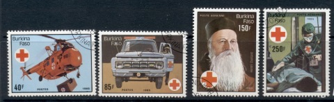 Burkina-Faso-1985-red-Cross-CTO