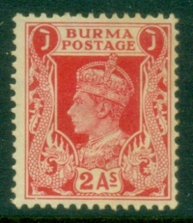Burma-1938-40-KGVI-Portrait-2a-carmine-MLH