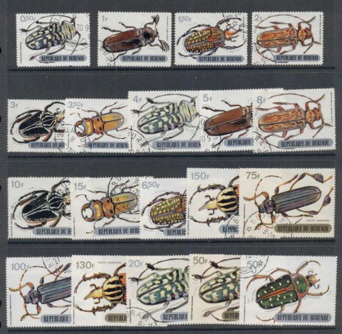 Burundi 1970 Insects Asst (19/25)
