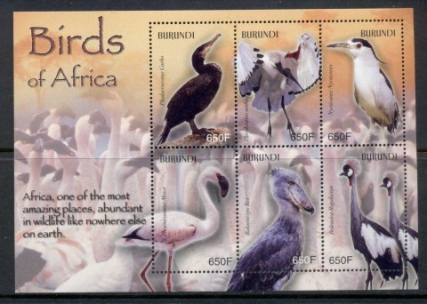 Burundi 2004 Birds of Africa sheetlet