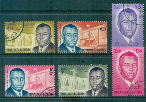Burundi 1963 Prince Louis Rwagasore