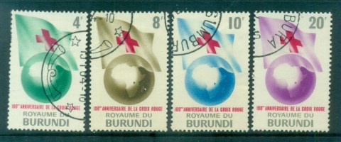 Burundi 1963 Red Cross Centenary