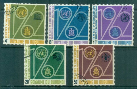 Burundi 1963 UN Agency