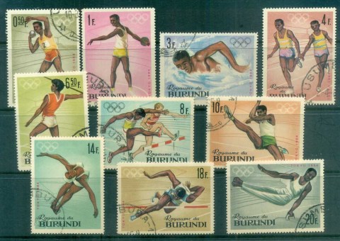 Burundi 1964 Summer Olympics Tokyo