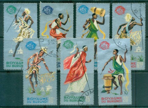 Burundi 1964 Dancers & Drummers (silver)