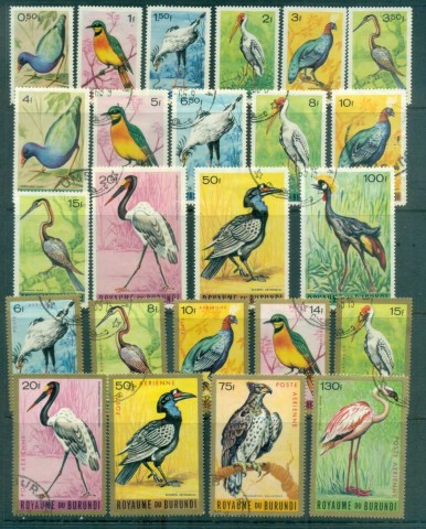 Burundi 1965 Birds