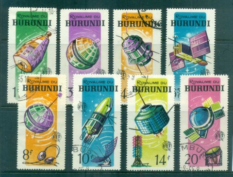 Burundi 1965 ITU Centenary , Space Satellites