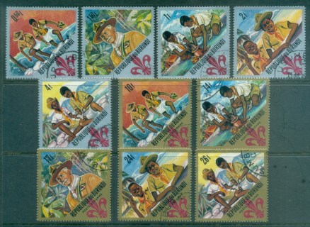 Burundi 1967 Boy Scouts 60th Anniv.