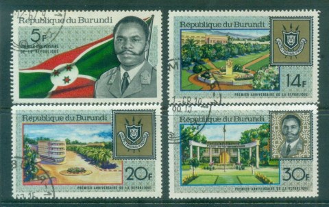 Burundi 1967 Republic 1st Anniv