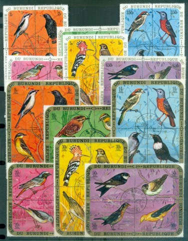 Burundi 1970 Birds