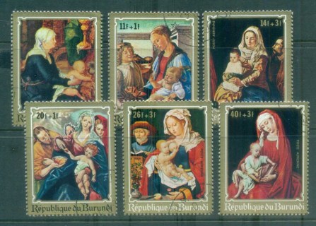 Burundi 1970 Xmas Paintings