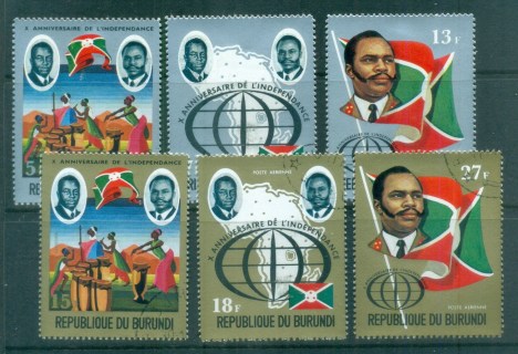 Burundi 1972 Independence 10th Anniv.