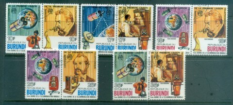 Burundi 1977 Telephone Cent., Alexander Graham Bell