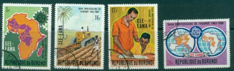 Burundi-1969-European-African-Malagache-Economic-Community-FU