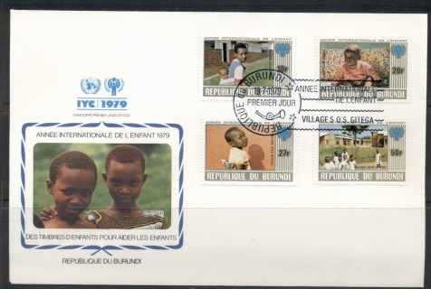 Burundi-1979-IYC-International-year-of-the-Child-FDC