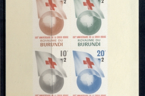 Burundi-1963 Red Cross Centenary MS
