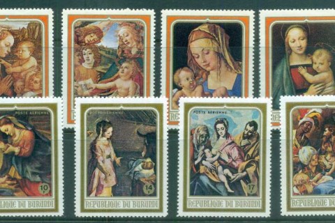 Burundi-1968 Xmas paintings by Durer