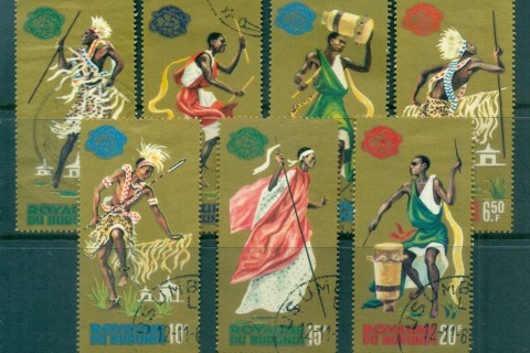 Burundi-1964 Dancers & Drummers (gold)