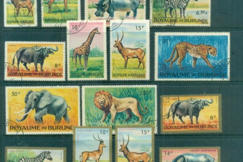 Burundi-1964 African Animals