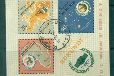 Burundi-1965 ICY International Cooperation Year MS