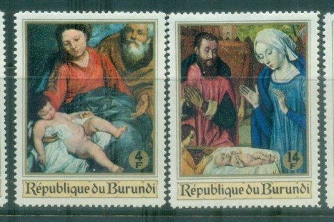 Burundi-1967 Xmas Paintings