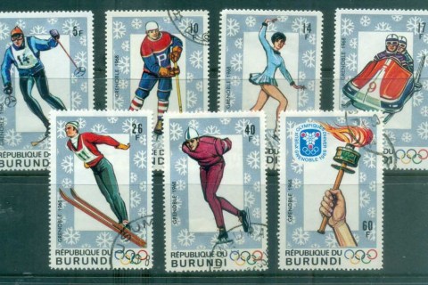 Burundi-1968 Winter Olympics Grenoble
