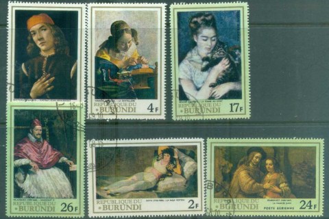 Burundi-1968 Paintings