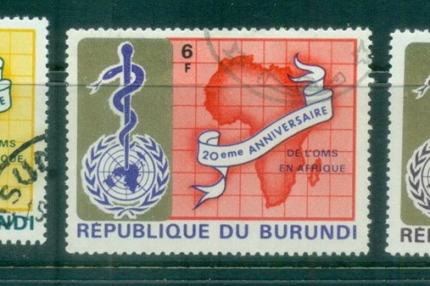 Burundi-1969 WHO 20th Anniv. In Africa