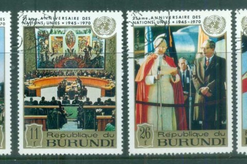 Burundi-1970 UN 25th Anniv